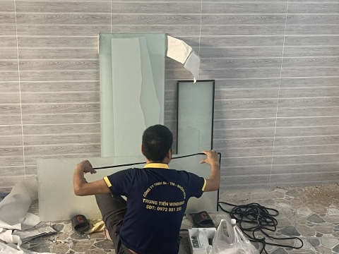LẮP ĐẶT CT CỬA NHÔM XINGFA CHO NHÀ TRỌ PHÚC - LỘC - THỌ  Ở NHƠN TRẠCH ĐỒNG NAI