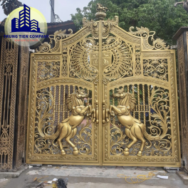 CỔNG NHÔM ĐÚC 017
